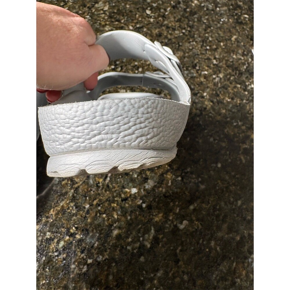 Birkenstock Arizona EVA Women's Slide Sandals Silver Metallic EU 40 US 9 - Picture 9 of 13